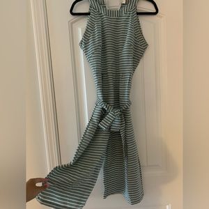 Cropped jumpsuit.